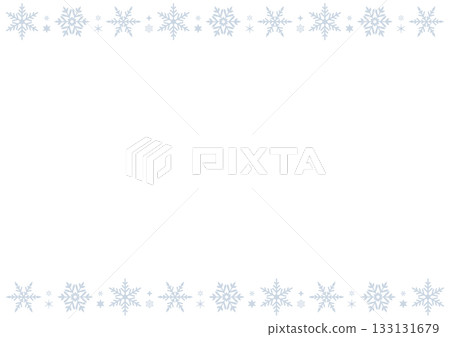 雪花的簡單豎線框 雪花的簡單豎線框 133131679