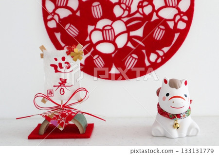 新年卡片材料下午 133131779