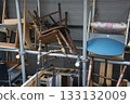 Discarded and collected chairs 133132009