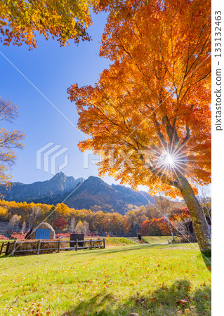 【山梨縣】水垣山自然公園和水垣山的晨光絢麗奪目 133132463