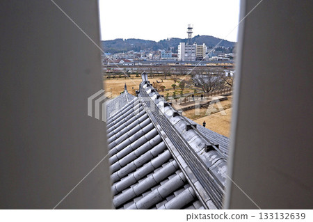 從白川小峰城的三重塔上眺望 [福島縣白川市] 133132639