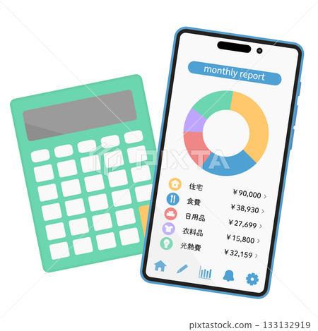 家庭管理範例:計算器和家庭會計應用程序 家庭管理範例:計算器和家庭會計應用程序 133132919