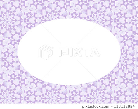 紫色幾何橢圓形相框 15 133132984