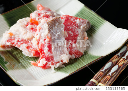 Rice sushi (sockeye salmon) Rice sushi (sockeye salmon) 133133565