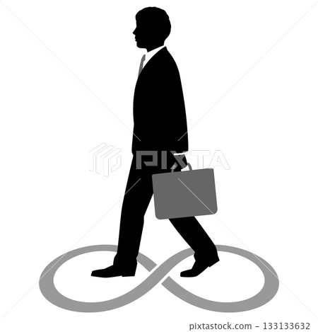 silhouette, silhouettes, vector 133133632