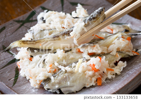 Rice sushi (sandfish) 133133658