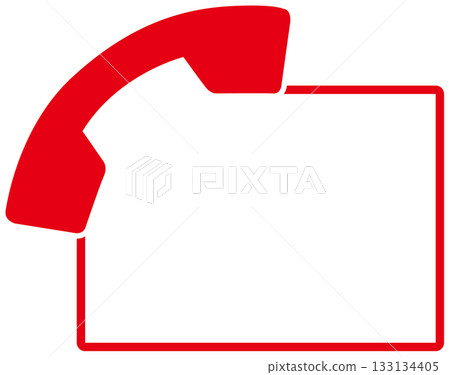 帶有接收器的框架圖標 帶有接收器的框架圖標 133134405