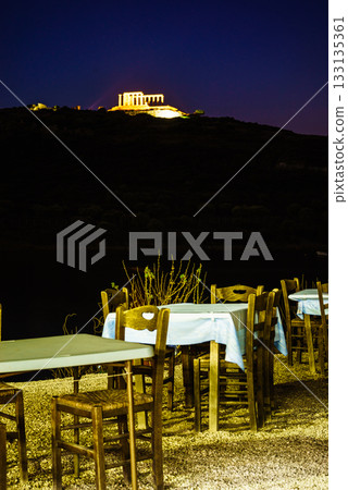 Greek temple of Poseidon, Cape Sounio 133135361