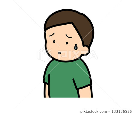 Troubled Asian boy Troubled Asian boy 133136556