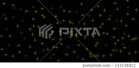 Glowing Abstract Scatter on Black Cosmic Night Background 133136922