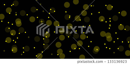 Abstract Light Circles and Twinkles on Black Cosmic Background Abstract Light Circles and Twinkles on Black Cosmic Background 133136923