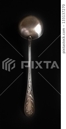 Kitchen ladle made of nickel silver. 133137270