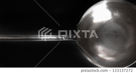 Kitchen ladle made of nickel silver. 133137272