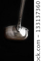 Kitchen ladle made of nickel silver. 133137360