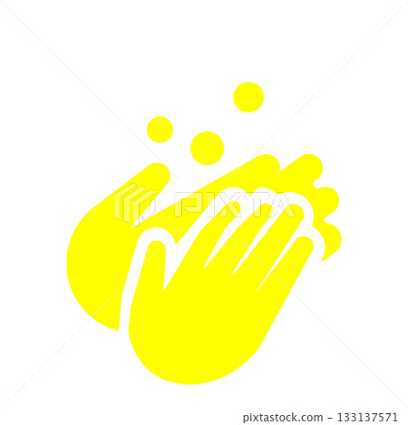 洗手圖示(黃色)代表感染預防和衛生管理 洗手圖示(黃色)代表感染預防和衛生管理 133137571