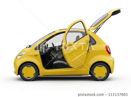 【人工智慧生成】微型車概念－智慧出行 133137665