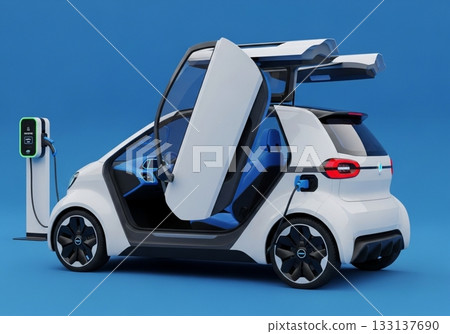 【人工智慧生成】微型車概念－智慧出行 133137690