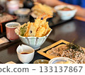 美味天婦羅和冷蕎麥麵午餐套餐 133137867