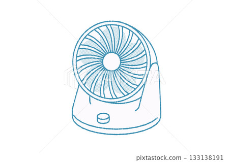 循環器的線條藝術插圖 133138191