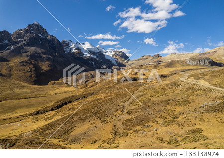 View of the Andes Mountains in the Ancash region. View of the Andes Mountains in the Ancash region. 133138974