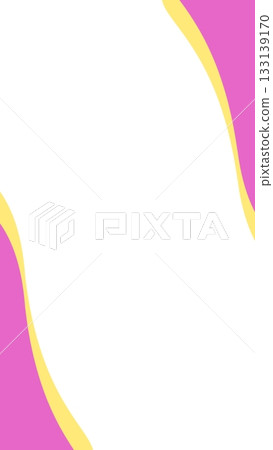 簡約波浪幾何可愛流行背景框 簡約波浪幾何可愛流行背景框 133139170