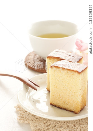 Castella和綠茶 133139335