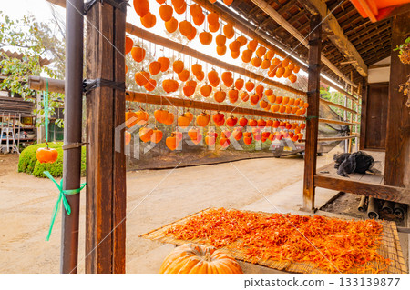 [Yamanashi Prefecture] Korokaki no Sato: Sun-dried Korokaki 133139877