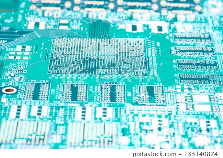Printed circuit board pattern with BGA device 133140874
