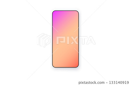 Smartphone with gradient screen Smartphone with gradient screen 133140919