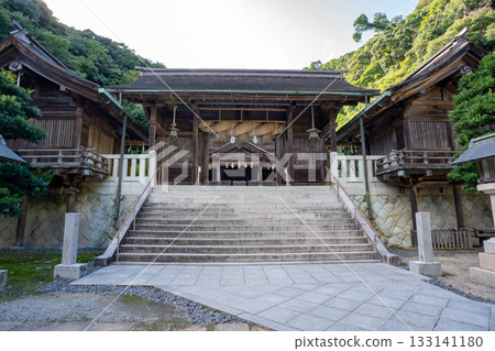 Scenery of the shrine gate of Miho Shrine 133141180