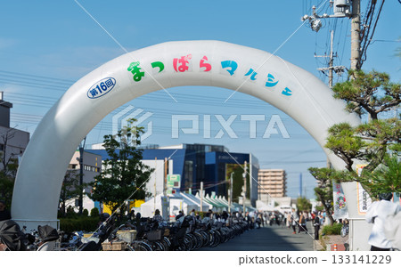大阪府松原市松原市場活動紀錄及幕後花絮 [從入口大門看到的場地景色] 133141229