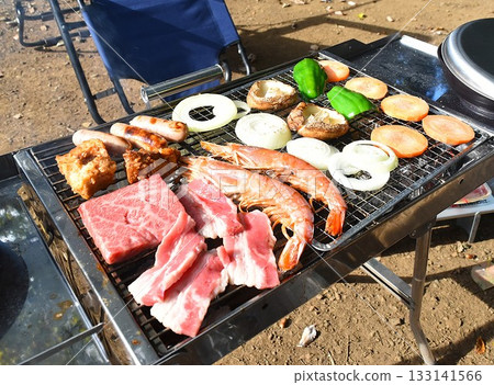 Enjoy an outdoor barbecue Enjoy an outdoor barbecue 133141566