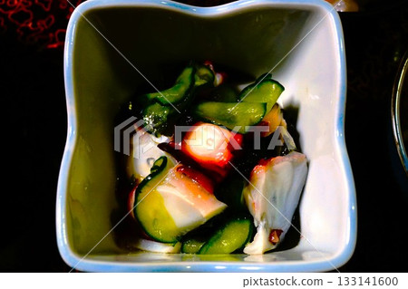 餐點 章魚與黃瓜沙拉 漁家旅館 浜屋 田代島 貓島 貓貓島 133141600