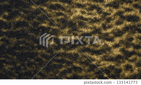 High contrast black and gold textured background 133141773