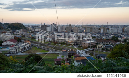 從絕佳的夜景觀賞點可以俯瞰聖跡櫻丘和川崎街道沿線的住宅區。 133141986