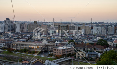 從絕佳的夜景觀賞點可以俯瞰聖跡櫻丘和川崎街道沿線的住宅區。 133141989