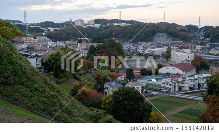A view of Seiseki Sakuragaoka and the residential area along Kawasaki Kaido from a good vantage point for the night view 133142019