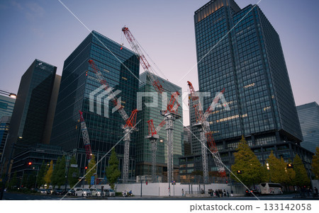 Buildings being repainted as redevelopment progresses Buildings being repainted as redevelopment progresses 133142058