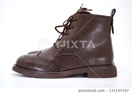 Brown ankle boots for casual wear in any setting 133145767