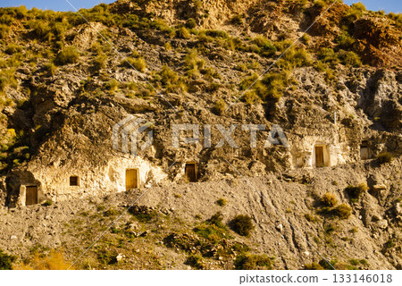 Los Banos village, Sierra Alhamilla mountain range, Spain Los Banos village, Sierra Alhamilla mountain range, Spain 133146018