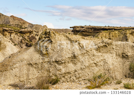 Mountain view. Tabernas desert in Spain 133146028