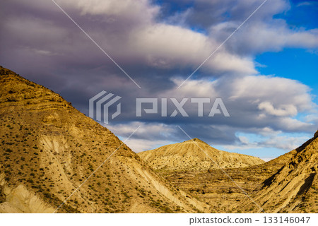 Mountain view. Tabernas desert in Spain 133146047