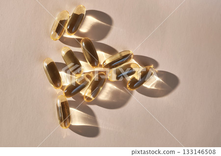 Omega 3 vitamin d sunlight supplements capsules 133146508