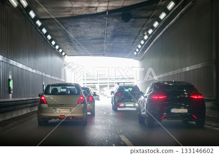 traffic jam on the road 133146602