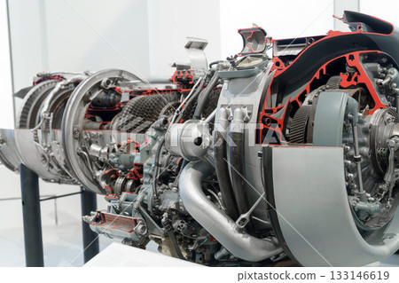 detail of new car engine detail of new car engine 133146619