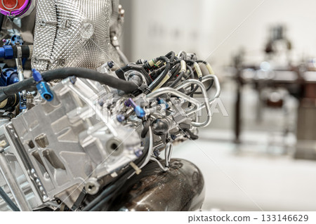bicycle repair in factory bicycle repair in factory 133146629