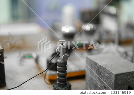 electrical wires connected to a cable car electrical wires connected to a cable car 133146919