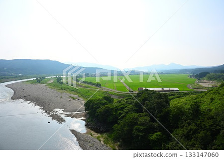 View of Sekikawa Village from Maruyama Bridge (Niigata Prefecture) View of Sekikawa Village from Maruyama Bridge (Niigata Prefecture) 133147060