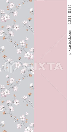 Soft Pastel Notebook Cover Designs with Delicate Patterns and Florals 133148155