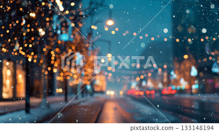 Illuminated road at night Illuminated road at night 133148194